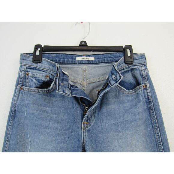 Grlfrnd Naomi High-Rise Jean Size 29 I Will Survive Light Blue Denim Petite - Picture 7 of 9